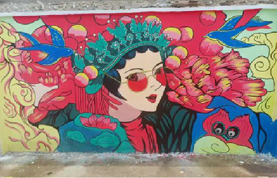  天长墙体彩绘-网红墙