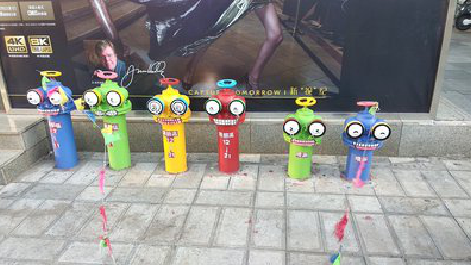  天长商业区彩绘