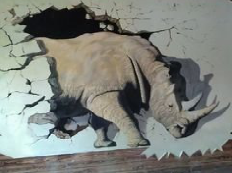  天长在墙绘中，如何绘制3D效果？