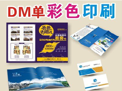  天长单页印刷，色彩搭配简单。